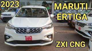 2023 Maruti Suzuki Ertiga New Model  Ertiga ZXI CNG New Update BS6 phase 2 Features  CAARNAV TECH [upl. by Kcirdnek]