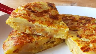 Easy Spanish Omelette For One Or Two  Tortilla de Patatas [upl. by Jed]