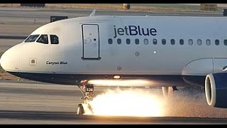 JetBlue Landing Gear Failure at LAX HDPart 2 [upl. by Acessej]