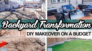 DIY BACKYARD MAKEOVER ON A BUDGET  Backyard Transformation  Decorating Ideas on a Budget [upl. by Scrope]