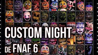 CUSTOM NIGHT DE FNAF 6 TUDO QUE VOCÊ PRECISA SABER  NOVO UPDATE DO SCOTT CAWTHON  HUEstation [upl. by Ellimac]