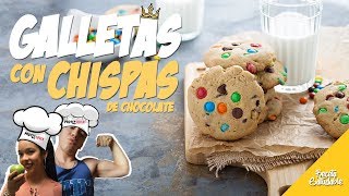 ¿CÓMO HACER GALLETAS DE CHISPAS DE CHOCOLATE  KETO COOKIES  caseras  galletas de mantequilla [upl. by Mapel]