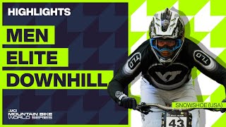 Snowshoe  Men Elite DHI Highlights  2023 UCI Mountain Bike World Cup [upl. by Gretta216]