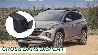 2022 Hyundai Tucson Roof Rack Cross Bars with Sunroof [upl. by Ysdnil]