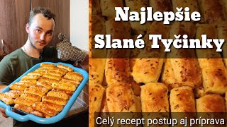 Najlepšie Slané Tyčinky  Celý Recept  Postup  Príprava [upl. by Zita]