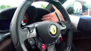 FERRARI GTC4 LUSSO TURBO DASHBOARD amp STEERING WHEEL TECH [upl. by Ecirtal]