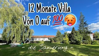 12 Monate unsere Villa  die Sanierung [upl. by Yrollam212]