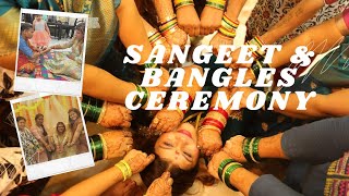 My Sisters Sangeet n Bangles Ceremony A Celebration of Love and Tradition  Swapnali khaire [upl. by Anafetse]