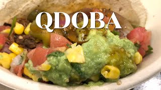 QDOBA  A Mexican restaurant offering customizable food   SEATAC Airport Seattle WA [upl. by Eatnhoj]