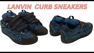 LANVIN CURB SNEAKERS UNBOXING [upl. by Reppep217]