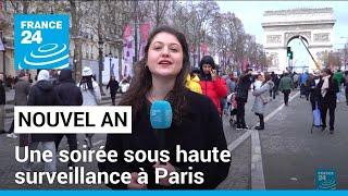 Nouvel An  une soirée sous haute surveillance à Paris • FRANCE 24 [upl. by Kelcy]