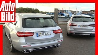 Audi A6 Avant vs Mercedes EKlasse TModell 2018 Test  Details  Review [upl. by Michelle]