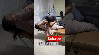 Sciatica pain relief by chiropractor dr Pankaj Choudhary shortsfeed trending [upl. by Leavitt]