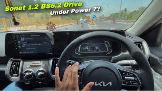 Kia Sonet HTE 12 Petrol B62 Drive Impression  YD Cars Review [upl. by Beaufort]