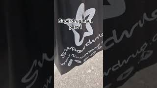 Superdrug haul part Superdrug [upl. by Nalo]