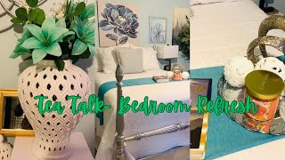 Spring Bedroom Refresh  Tea talk bedroom spring [upl. by Eirahcaz]