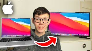 How To Screen Mirror Macbook To TV Wirelessly amp Wired Connect  Full Guide [upl. by Eniagrom]