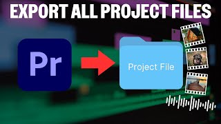 How to Export Premiere Pro Projects with All Files [upl. by Sirroned]