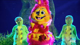 The Masked Singer 6  Caterpillar Has Friends in Low Places Jenny Hits Take it Off Buzzer [upl. by Sina]