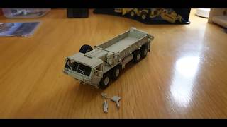 OSHKOSH HEMTT M985 A2 CARGO TRUCK Review and unboxingSCALE 150 [upl. by Ecnaralc183]