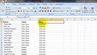 Corel Print Merge  Preparing Excel Text file [upl. by Medrek]