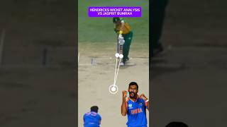 Jasprit Bumrah Bowling Analysis Vs Hendricks  Wicket  India Vs South Africa  T20 World Cup 2024 [upl. by Jollanta]