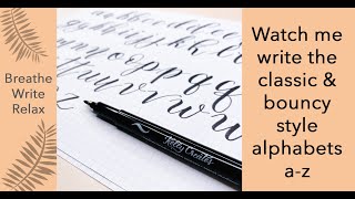 How to write English capital letters  Cursive writing A to Z  Cursive handwriting practice  ABCD [upl. by Irahc]