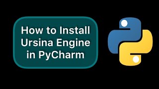 How to Install Ursina Engine in PyCharm [upl. by Suivatal]