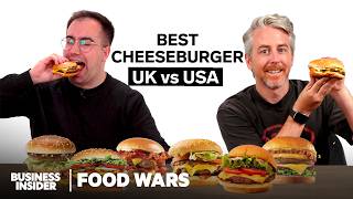 US vs UK Cheeseburgers  Food Wars  Insider Food [upl. by Heber]