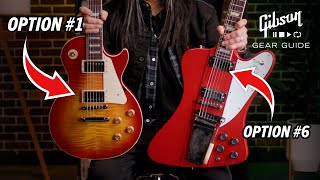 Choosing The BEST Gibson ELECTRIC Guitar Shape For YOU  Beginners Guide [upl. by Carma200]