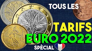 VALEUR EURO 2022 COTATIONS TARIFS SPECIAL FRANCE [upl. by Jacynth568]