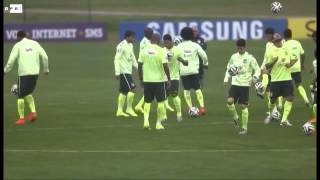 Brasil completa su primer entrenamiento en Teresópolis [upl. by Ettezel]