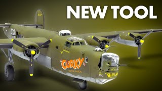 NEW TOOL  Consolidated B24H Liberator 172 Scale  Airfix [upl. by Ainnat]