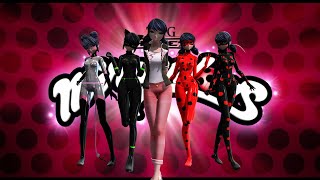 MMD X MLB Marinette Transformations Miraculous Ladybug [upl. by Oicnevuj]