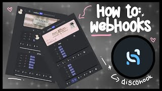 ♡ How to create Webhooks amp reaction roles using Discohook discord tutorial [upl. by Ydwor565]