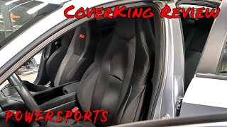 Honda Civic CoverKing Seat Cover Review 10th Gen [upl. by Nivlam479]