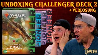 MTG Pioneer Challenger Deck Opening deutsch  GruulStampfer  Magic the Gathering Unboxing Trader [upl. by Akimaj]