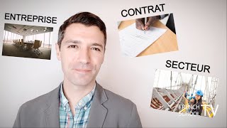 Comment parler de votre travail en français  Niveau A2B1 [upl. by Otreblaug74]