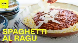 Het enige echt spaghetti al ragu recept met verse pasta  Sofie Dumont [upl. by Dola640]