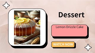 Lemon Drizzle Cake A Tangy Delight [upl. by Kimberly]