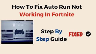 How To Fix Auto Run Not Working In Fortnite [upl. by Marucci673]