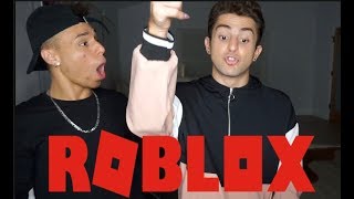 TEACHING TWAIMZ HOW TO PLAY ROBLOX [upl. by Enna897]