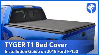 TYGER T1 Roll Up Tonneau Cover Installation [upl. by Mikahs]