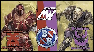 Khorne vs Necromantic Horror  Mischief Cup Round 2  Blood Bowl [upl. by Lienhard]