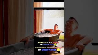 THE ICE BATH CHALLENGE 🪣 RONALDO is Not Afraid 🥶😈shortstrending [upl. by Callean]