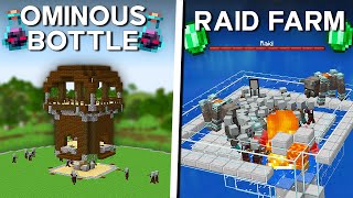 Minecraft Raid amp Ominous Bottle Farm 121  Best Raid Farm Minecraft [upl. by Ottillia113]