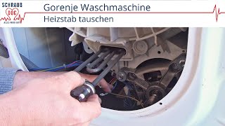 Gorenje Waschmaschine  Heizstab tauschen [upl. by Syck862]