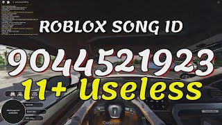 11 Useless Roblox Song IDsCodes [upl. by Aratal]