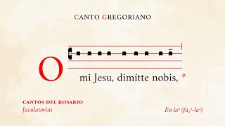 «Jaculatoriae» Jaculatorias – Cantos del Rosario – Canto Gregoriano [upl. by Mctyre]