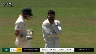 Virat Kohlis hilarious reaction to rare wicket  India’s Tour of Australia 201819 [upl. by Aerdnaid]